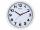 Uhr MAULstep 30RC Funkuhr weiß Wanduhr Kunststoff Rahmen Ø 30cm