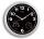 Uhr MAULdrive 30RC Funkuhr silber Wanduhr Kunststoff Rahmen Ø 30cm