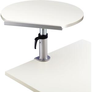 Ergonomisches Tischpult 30kg weiß melaminharzbeschichtet 60x51cm