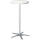 Stehtisch 109cm weiß melaminharzbeschichtet 60cm