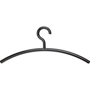 Kleiderbügel 46x19cm schwarz Acryl, 5 St./Pack