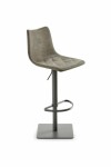 Bar-/Tresenhocker MY TOBY Kunstleder schlamm, Vintage,...