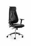 Drehsessel MyBestmind Leder schwarz Armlehnen...