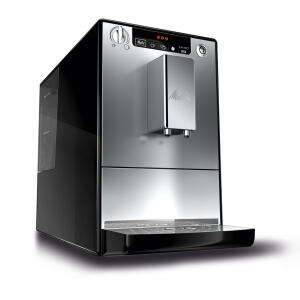 CAFFEO Solo Kaffeevollautomat, schwarz-silber, Café Crème, Espresso
