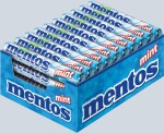 Mentos Kaudragees Rolle mit Mintgeschmack