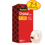 SCOTCH Klebeband Crystal Tape - 19 mm x 33 m,...