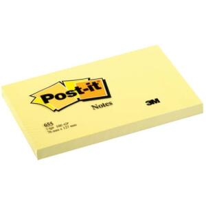 Haftnotizblock 127x76mm gelb POST IT 655  100Bl