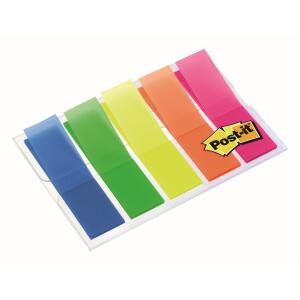 Post-it Index Markiersteifen trans- parent farbig im Etui