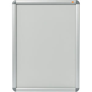 Plakatrahmen A2 wetterfest silber wetterfest, blendfreie PVC-Abdeckung
