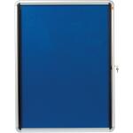 Schaukasten Innen Textilrückwand 9xA4 blau,...