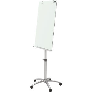 Glas Flipchart Diamond 700x1000 mobil weiß