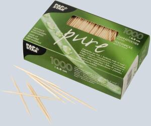 Zahnstocher, Holz "pure" rund 6,8 cm