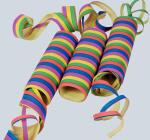 Luftschlangen 4 m Stripes, flammhemmend