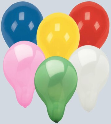 Luftballons rund Ø 28 cm, farbig sortiert