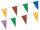 Wimpelkette farbig, Folie, 20 m, wetterfest