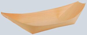 Schale pure Schiffchen 16,5x8,5 cm Holz, für Fingerfood