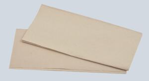 Papierhandtuch 25x23cm 1lag. natur Zickzackfalz, 250 Blatt