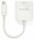 Adapter USB-C auf HDMI 4K60 iSerie, 0,10m, weiß, für Auflösungen bis zu