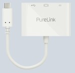 Adapter USB-C auf Multiport iSerie 0,10m, weiß, mit...