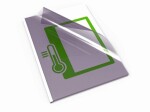 Thermo-Bindemappe, A4, 2 mm, weißer Karton mit...