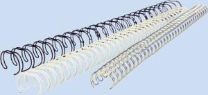 Binderücken Renz Ring Wire 3:1 8,0 mm für 60 Blatt schwarz