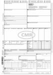 RNK Internationaler Frachtbrief (CMR), DIN A4, 1 x 4...