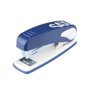 Design Hefter, 25 Blatt (2,5 mm), blau, Hefttiefe: 63 mm