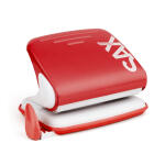 Design Locher, 20 Blatt (2 mm), rot, Formate: A4, A5, A6