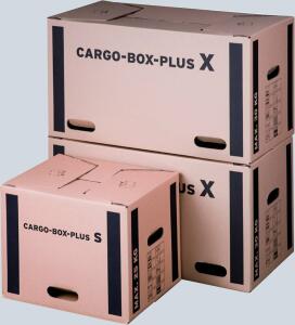 Cargobox braun, PLUS S, mit Griff- löcher, Innenmaß: 400x320x320 mm