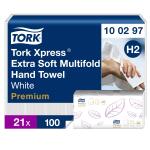 Falthandtücher Multifold Premium 21 x 34 cm weiss,...