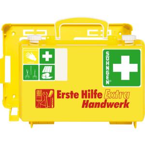Erste Hilfe Koffer extra HANDWERK QUICK-CD gelb