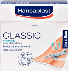 Hansaplast, starres Wundpflaster, hautfarbenes Viskosegewebe,