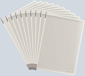 Sichttafeln Sterifold antibakteriell A4 weiß PVC