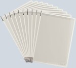 Sichttafeln Sterifold antibakteriell A4 weiß PVC