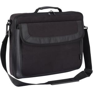 Laptoptasche für 15,6" Geräte, schwarz, übersichtlicher Stauraum