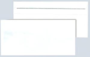 Briefumschlag DL ohne Fenster, SK,ws Blickdicht, Sicherheitsschlitz