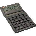 Tischrechner Eco 10, Solarbetrieb, schwarz, 10-stellig,...