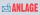 Stempel Printy Motiv/Text: Anlage, Abdruck: blau/rot