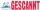 Stempel Printy Motiv/Text: Gescannt, Abdruck: blau/rot