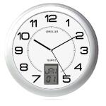 Unilux INSTINCT Wanduhr mit Datumsanzeige metallgrau,...
