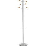 Unilux BOUQUET Garderobenständer metallgrau-buche, 6...