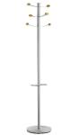 Unilux BOUQUET Garderobenständer metallgrau-buche, 6...