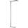 Unilux LIXUS LED-Stehleuchte metallgrau, dimmbar,  sehr flacher Standfuß, Drehschalter am Mast, 195 cm hoch
