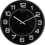 Unilux MEGA Wanduhr schwarz, Durchmesser: 57,5 cm,...