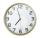 Unilux BALTIC Wanduhr weiß-buche, Durchmesser: 30,5 cm, Quarzuhrwerk, Holzrahmen und Glasabdeckung