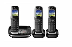 Panasonic KX-TGJ323GB Festnetz schwarz schnurlos, inkl. Anrufbeantworter