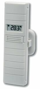 TFA 30.3155.WD Temperatur Aussensender mit Display, weiß