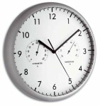 TFA 98.1072 Wanduhr silber
