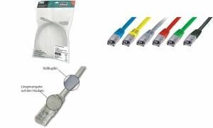 DIGITUS Patchkabel Premium, Kat. 5e , U/UTP, 2,0 m, grau (11001638)
