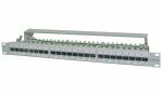 DIGITUS 19 Patch Panel Kat.6A (tie f), 24 x RJ45, 1 HE...